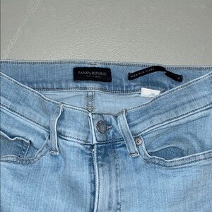 Banana Republic High-Rise Light Blue Jeans
